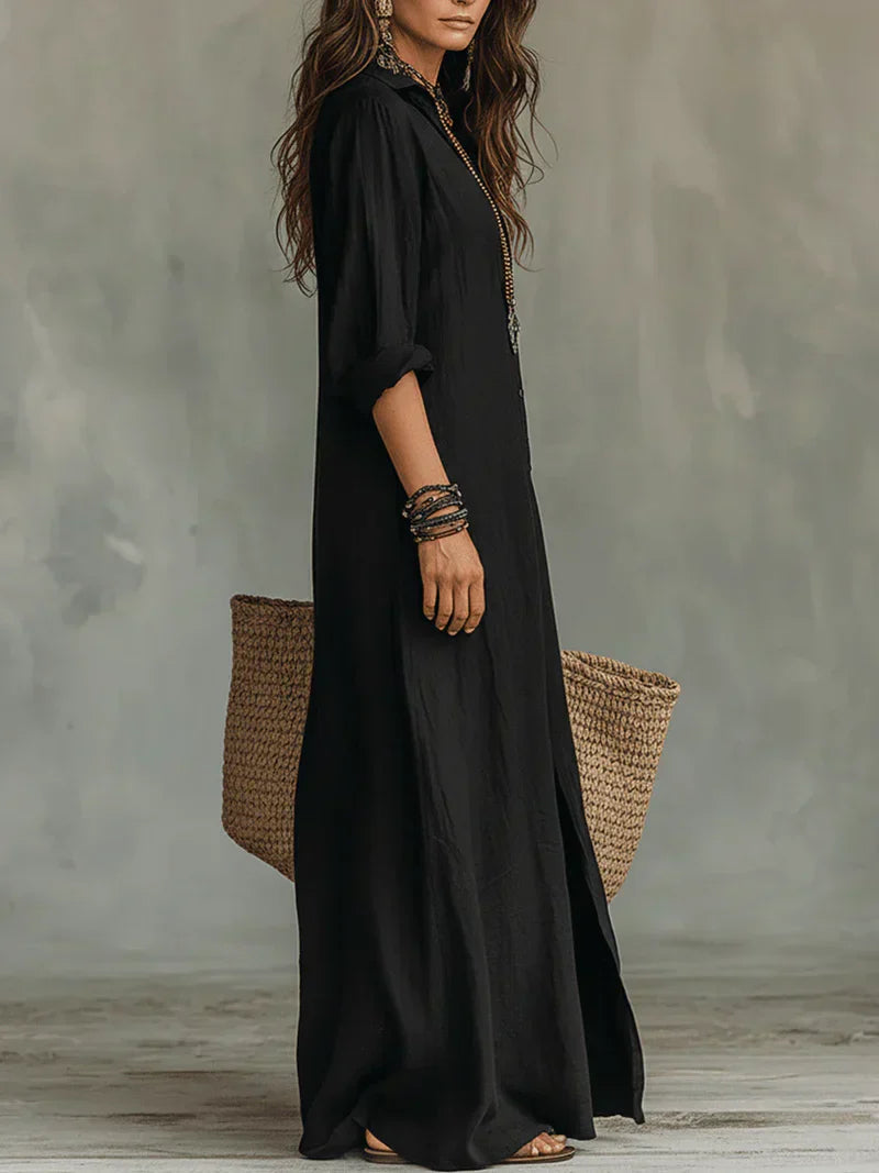 WILLOW | Moeiteloos Maxi-jurk met flatterende Silhouet Veelzijdig voor de dagelijkse look