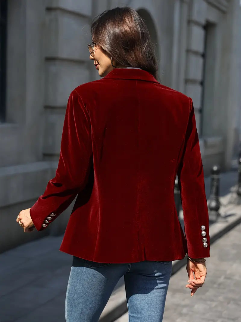Caterina | Elegante Fluwelen Blazer