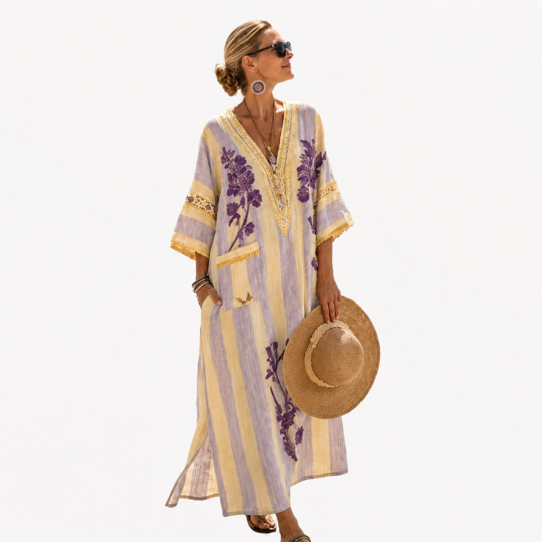 Lange Caftan - Kleurrijk