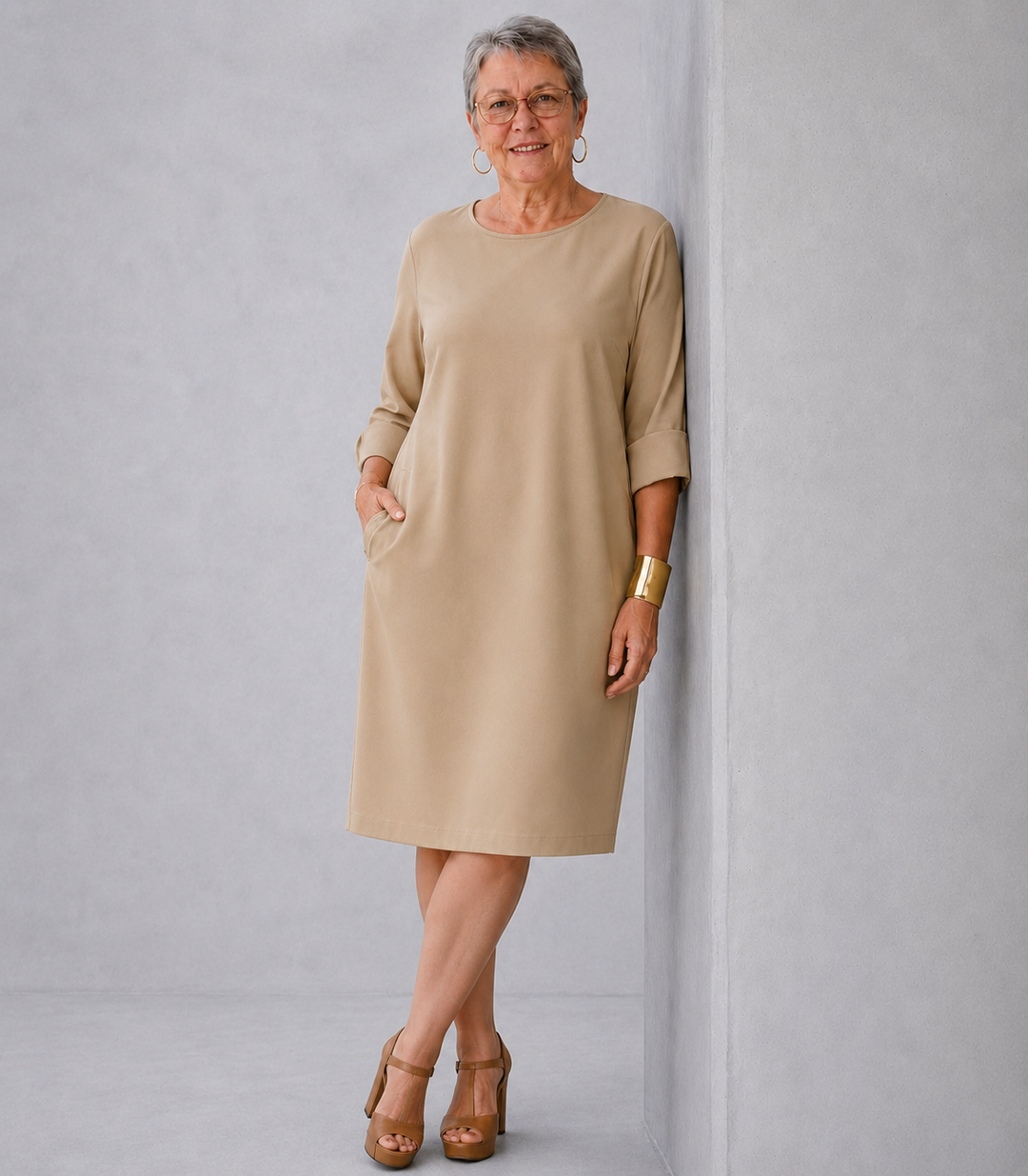 Odette™ | Elegante Midi Jurk