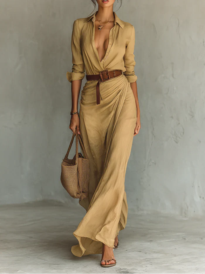 VICTORIA | Lange casual jurk