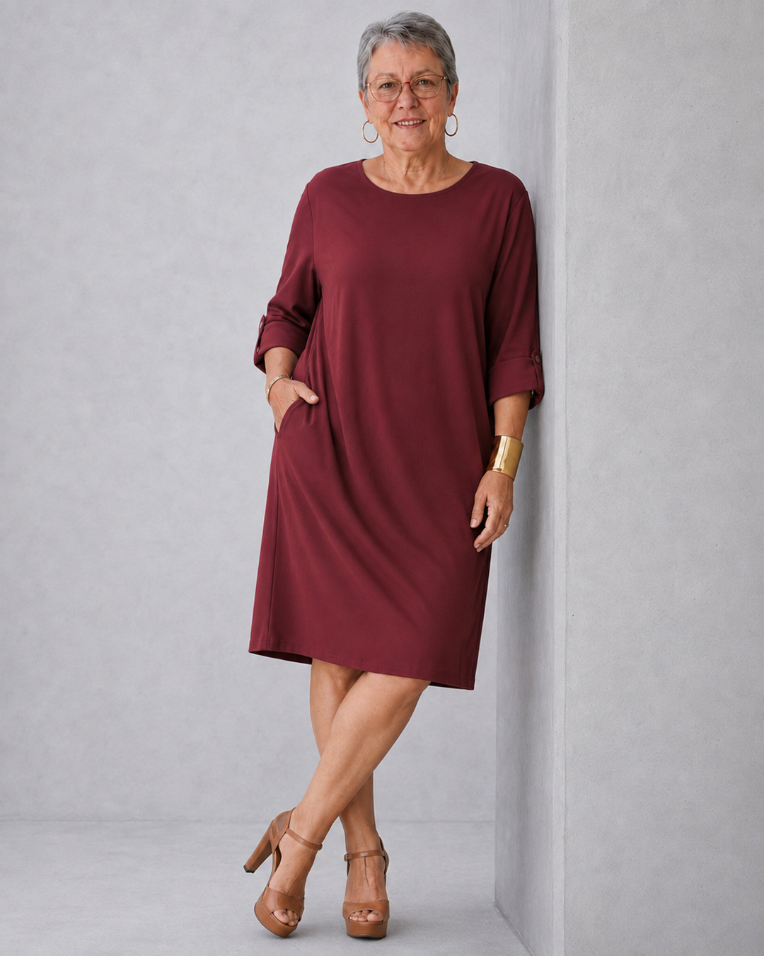 Odette™ | Elegante Midi Jurk