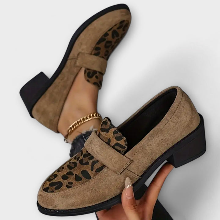 Aurora - Elegante Dameschoenen met Luipaardpatroon