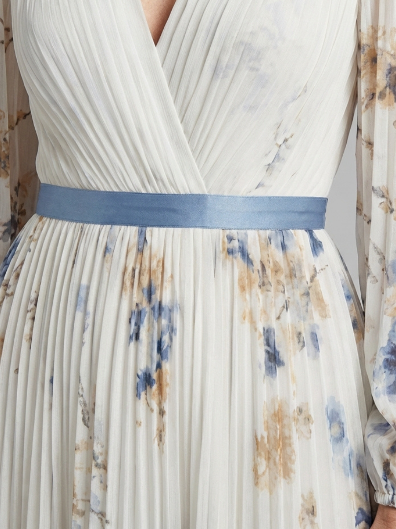 Lavinia™ | Maxi-jurk met lange mouwen