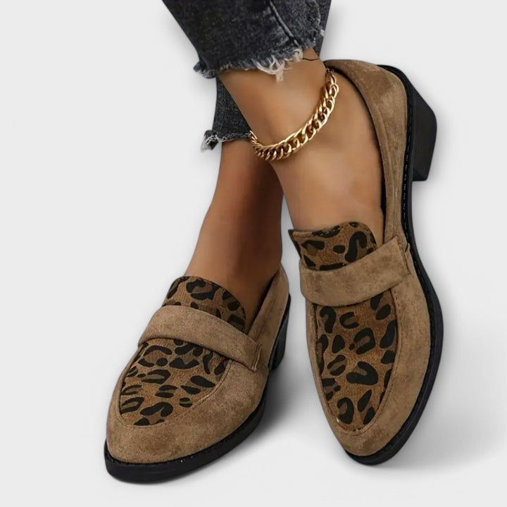 Aurora - Elegante Dameschoenen met Luipaardpatroon