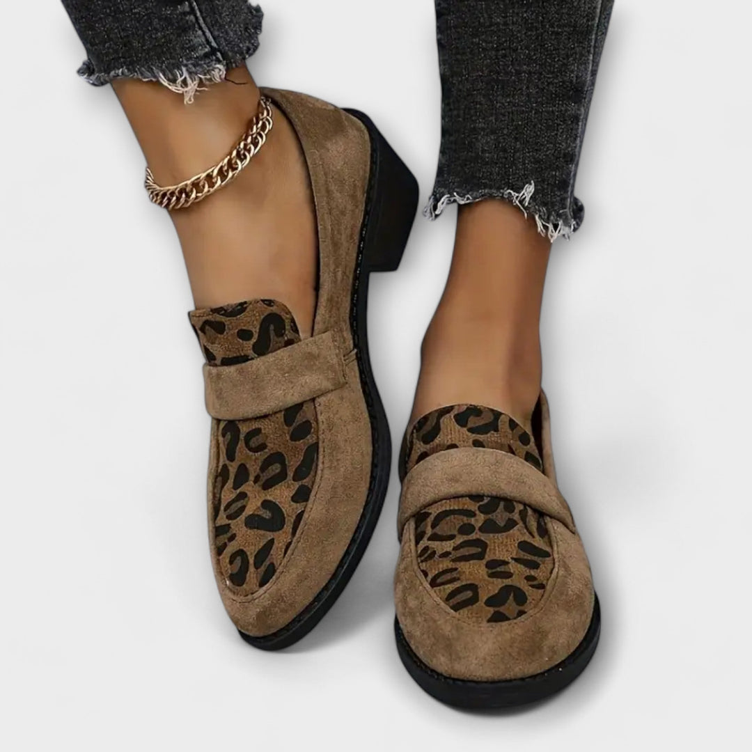 Aurora - Elegante Dameschoenen met Luipaardpatroon
