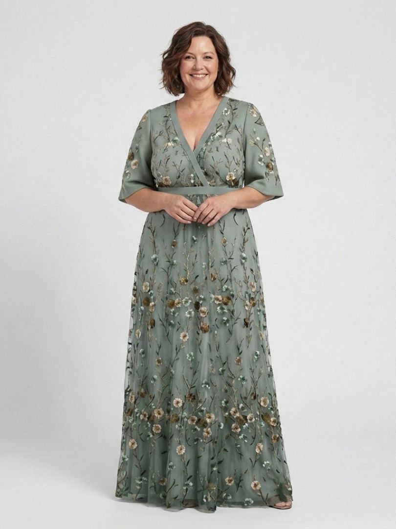 Eveline™ | Maxi-jurk met bloemenprint