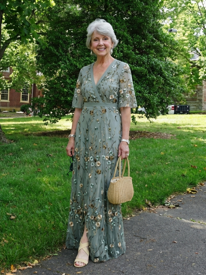 Eveline™ | Maxi-jurk met bloemenprint