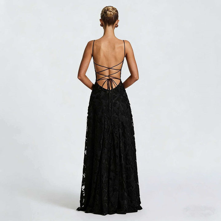 SOFIA | Elegante Kant Maxi Jurk