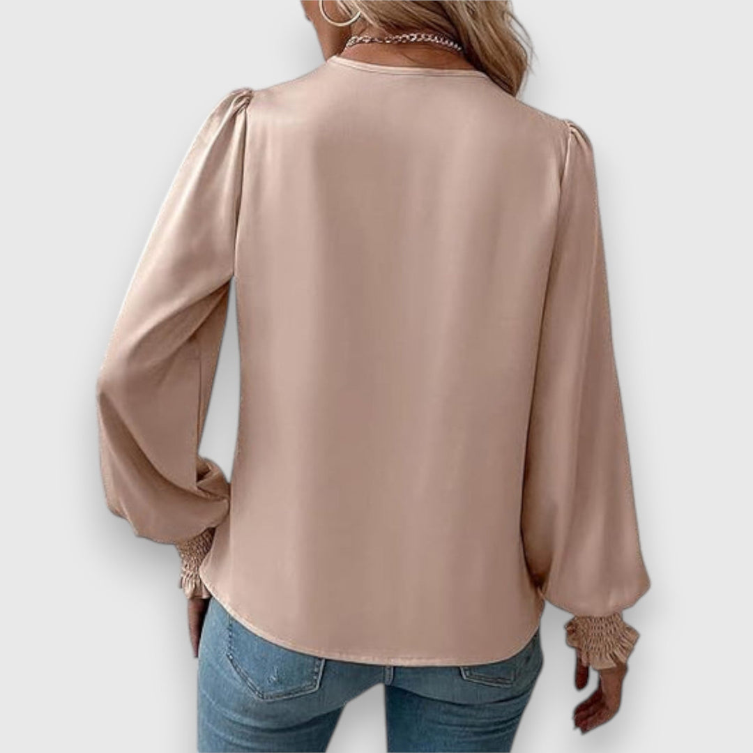 Lilou | Satijnen Blouse