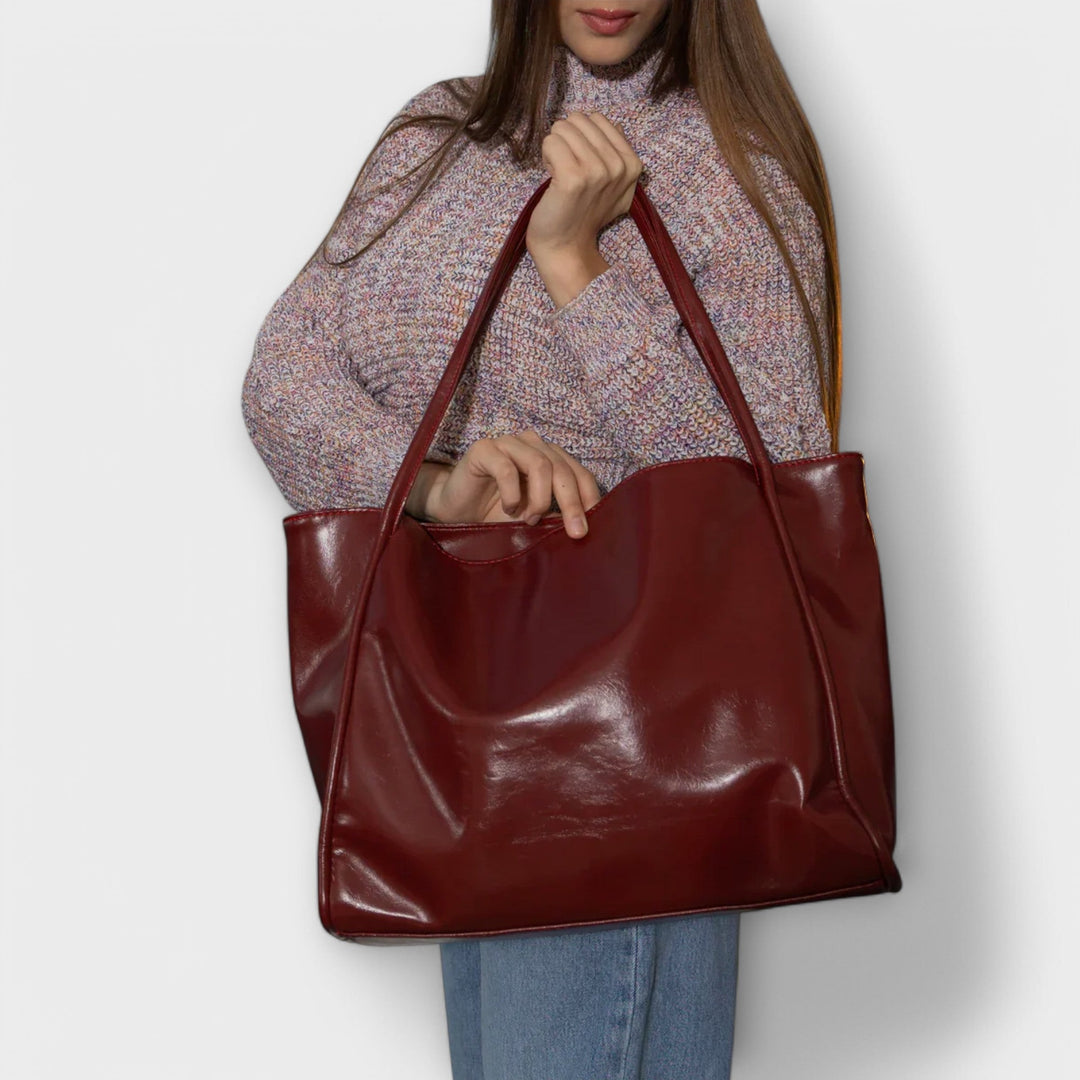 Blair™ | Minimalistische zwarte shopper