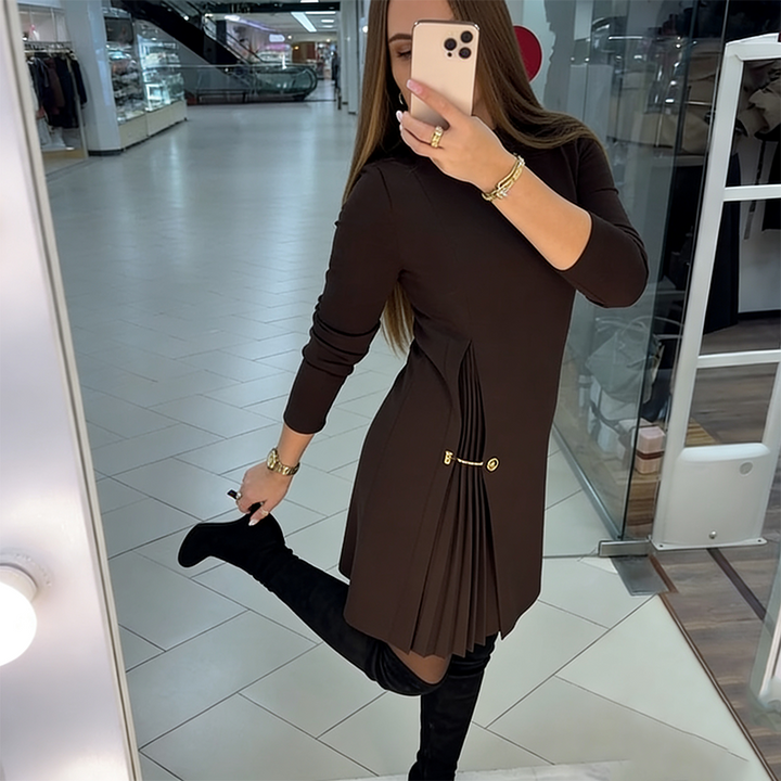 Alessia | Elegante Jurk met Lange Mouwen